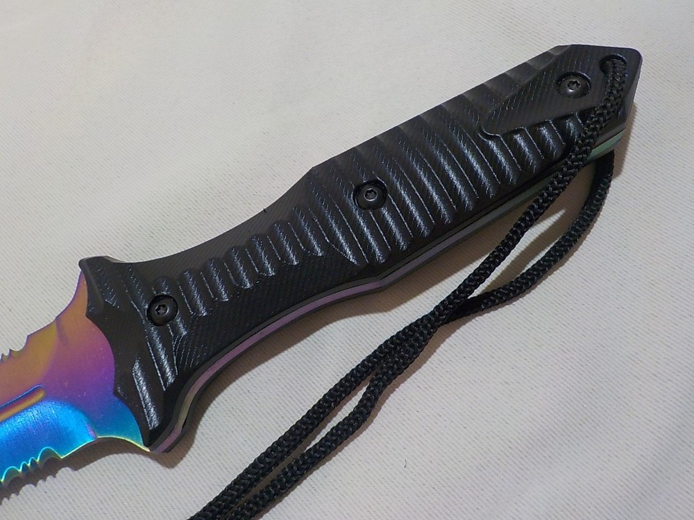 Snake Eye "Rainbow" Foxed Blade Dagger