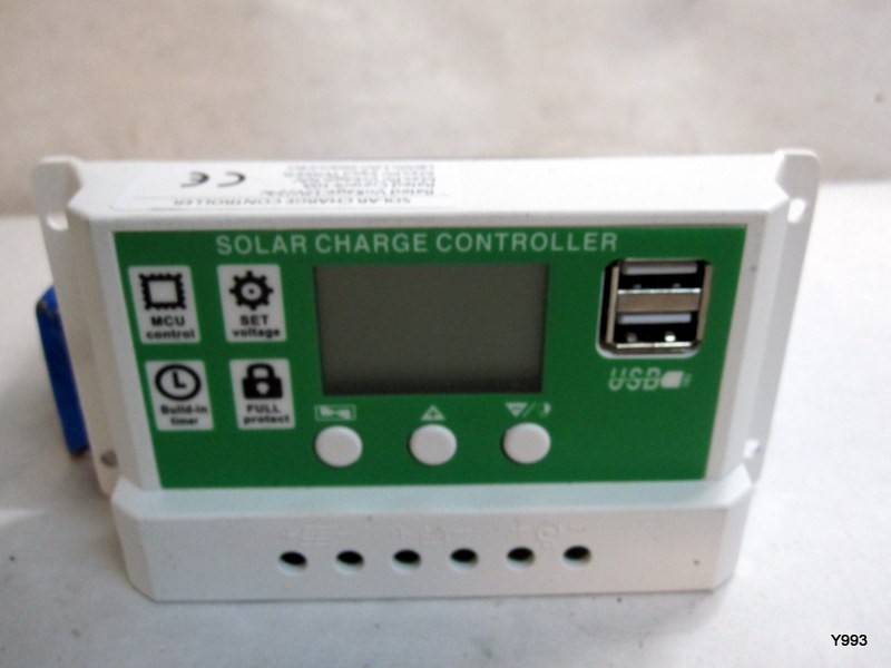 12V24V 10APWM Solar Panel Regulator Battery Charge Controller Dual USB