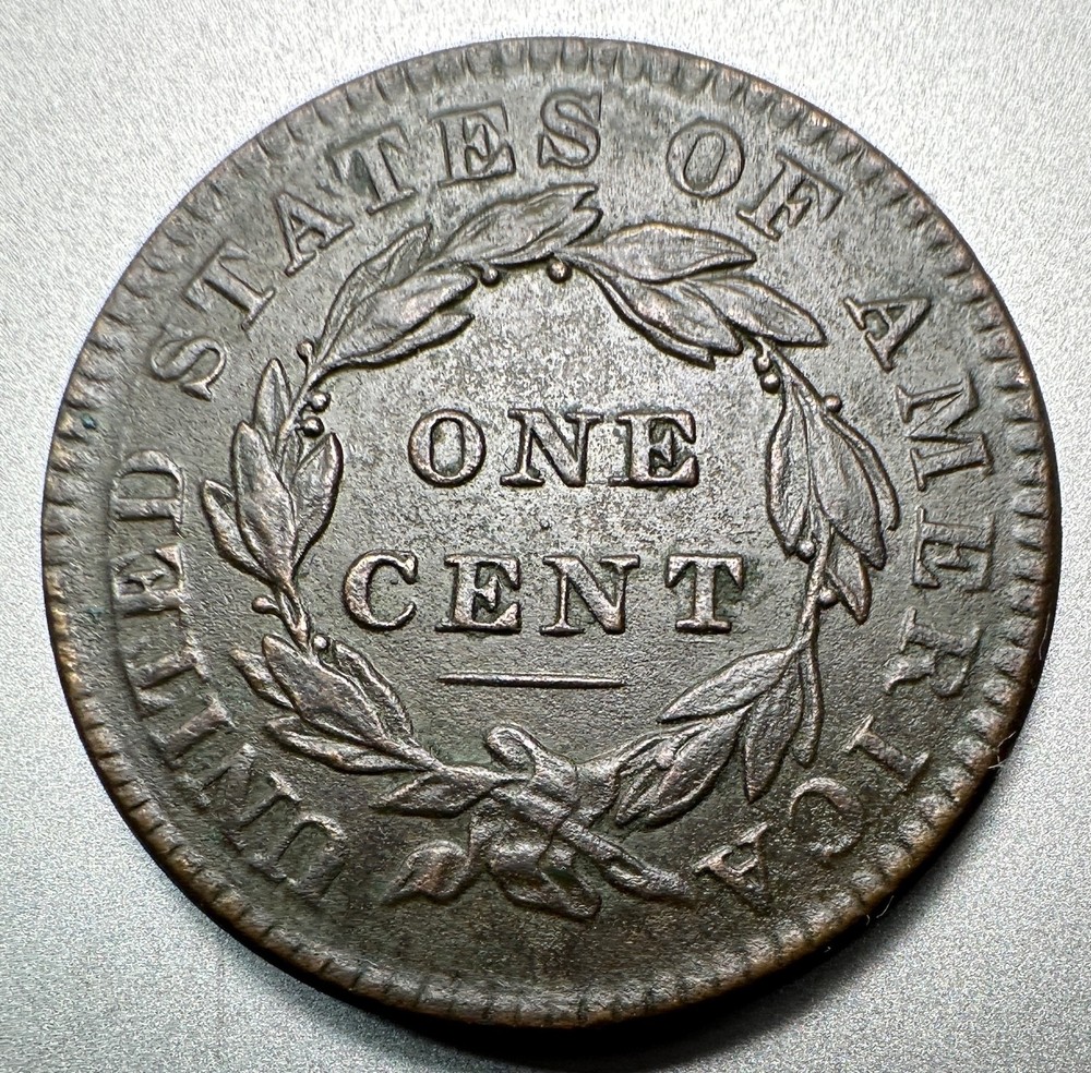 1833 LARGE CENT XF DETAILS #1214