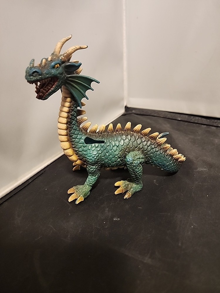 Green Mythical Dragon by Schleich 2003 Missing Wings