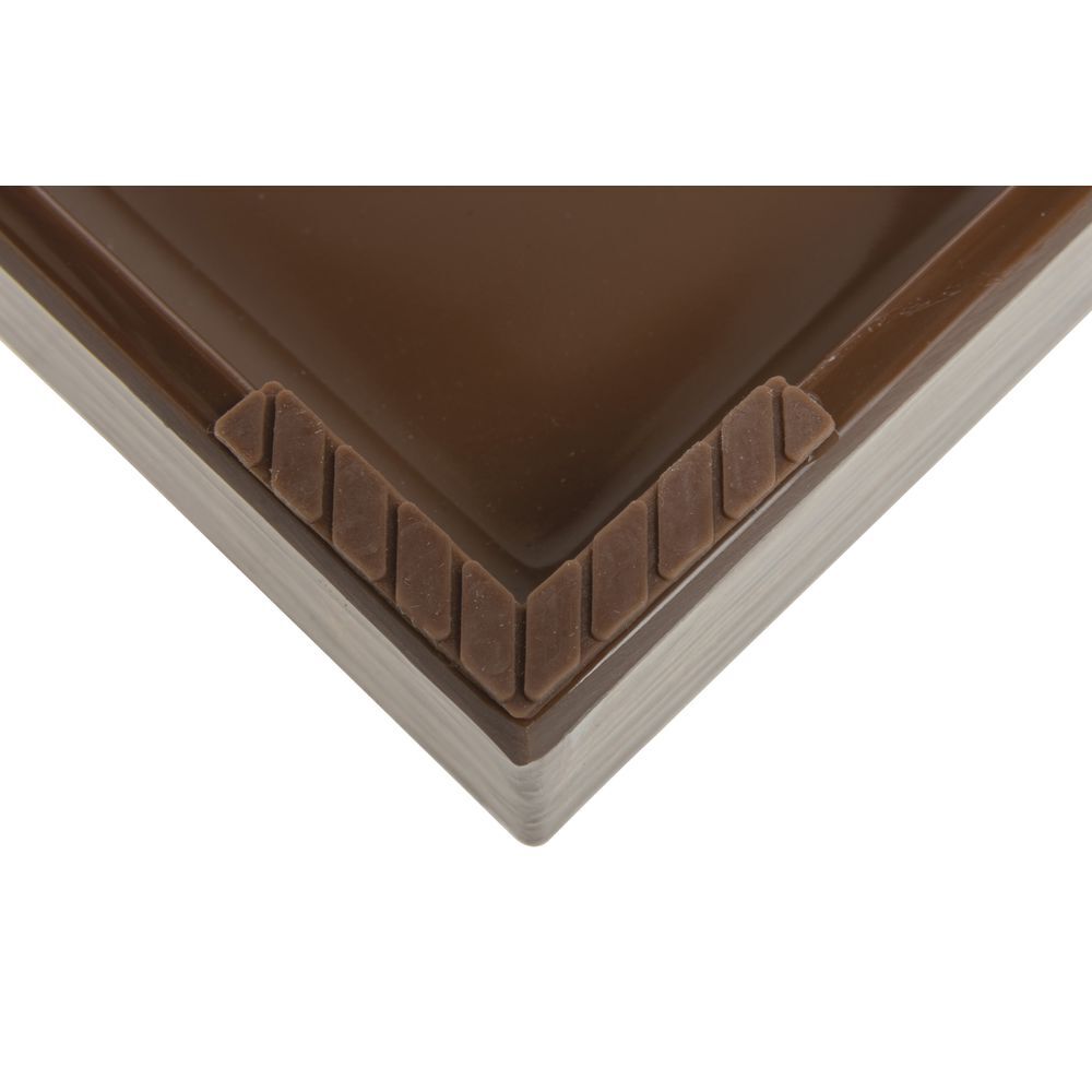 HUBERT Acacia Melamine Replacement Top for Rectangular Riser - 10 1/2"L x 6