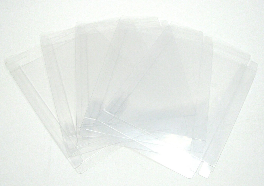 10x BLU-RAY WITH SLIPCOVER SMALL (SIZE BR2)- CLEAR PLASTIC BOX PROTECTOR SLEEVE