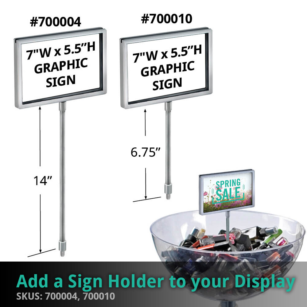 Azar Displays Three-Tier 8", 8" & 8" Bowl Display