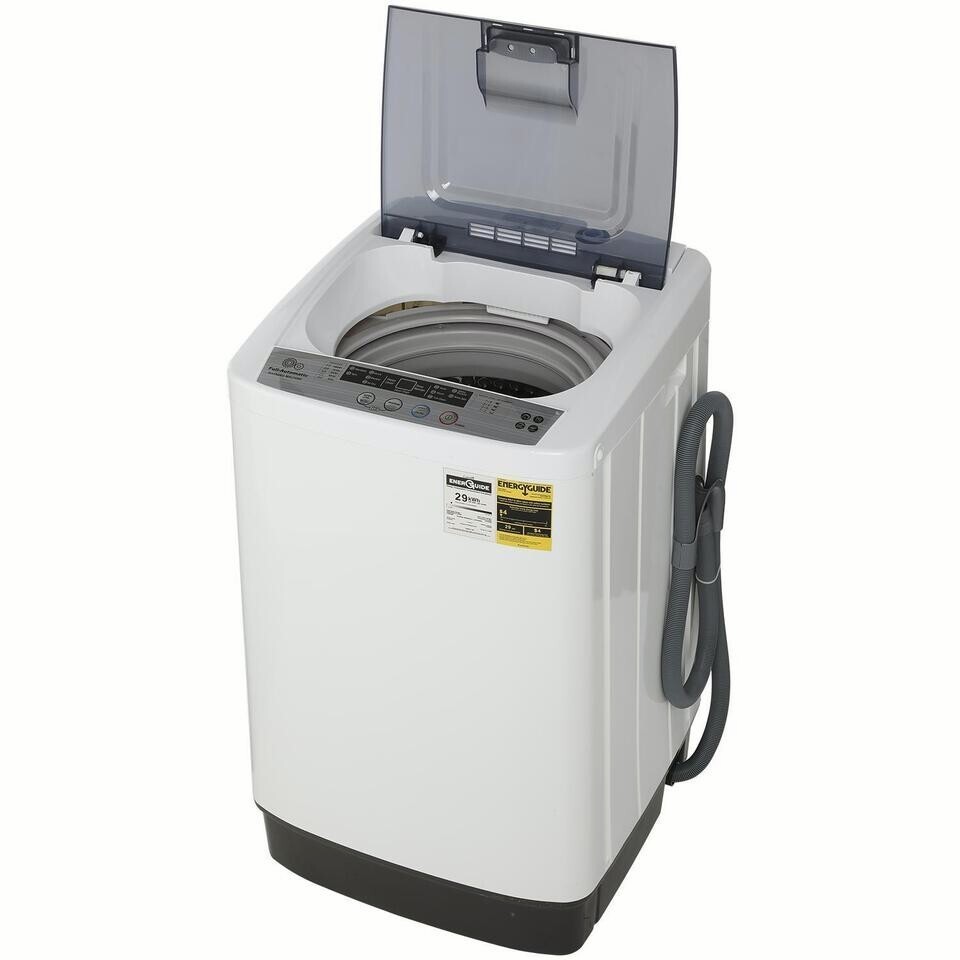 Portable Washing Machine 15.6Lbs Capacity Fully Automatic Washer w/Drain & Spin