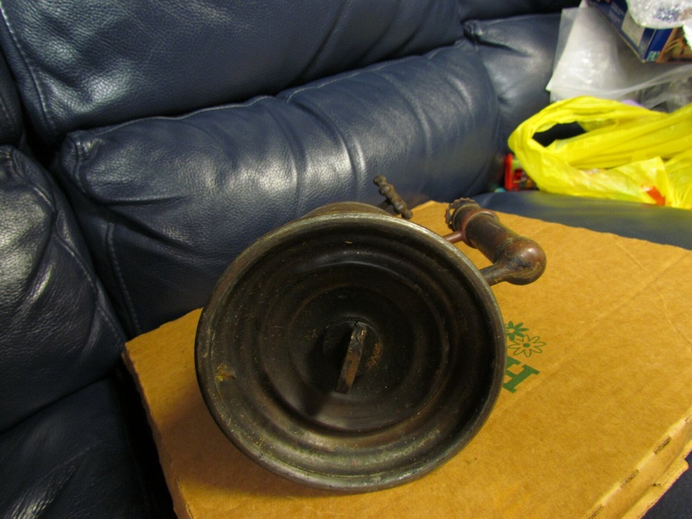 Vintage Antique Turner Brass Soder Torch Gas Blow Torch (8)