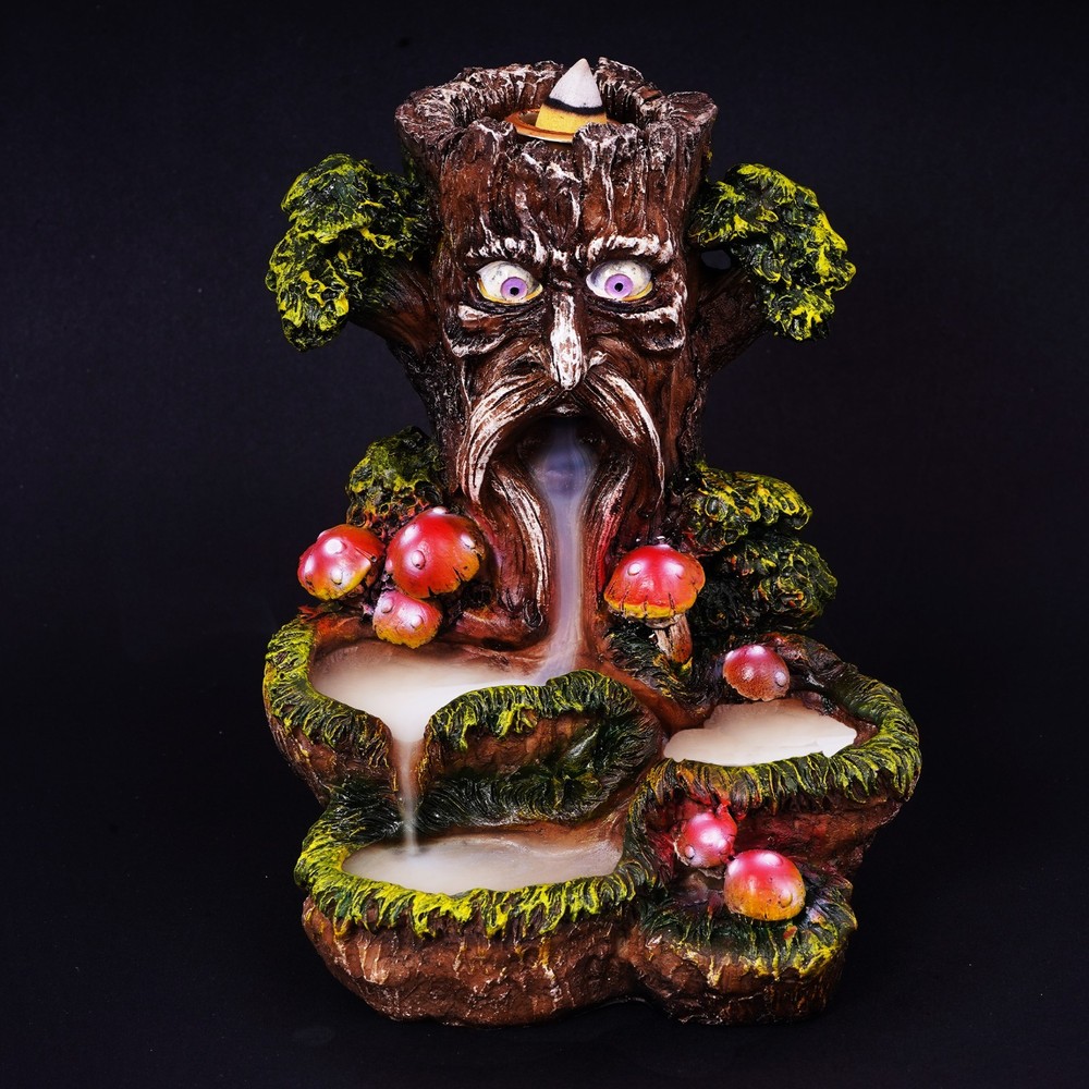 Tree Man Backflow Incense Burner, Home Décor, Multicolor, 6 X 5 inches