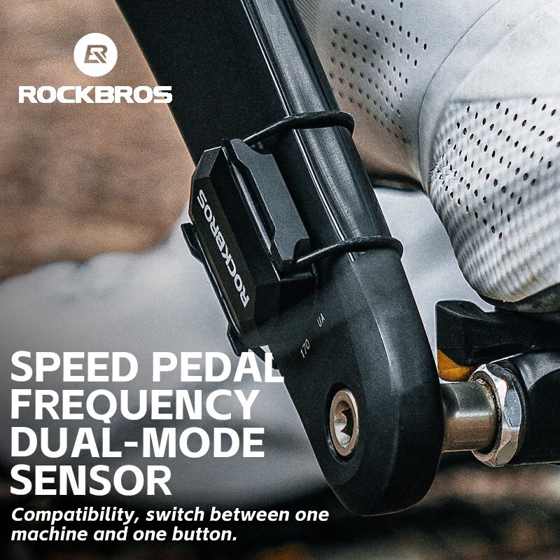 ROCKBROS Cycling Cadence Speed Sensor Bluetooth ANT+ Wireless Waterproof 2 Pack