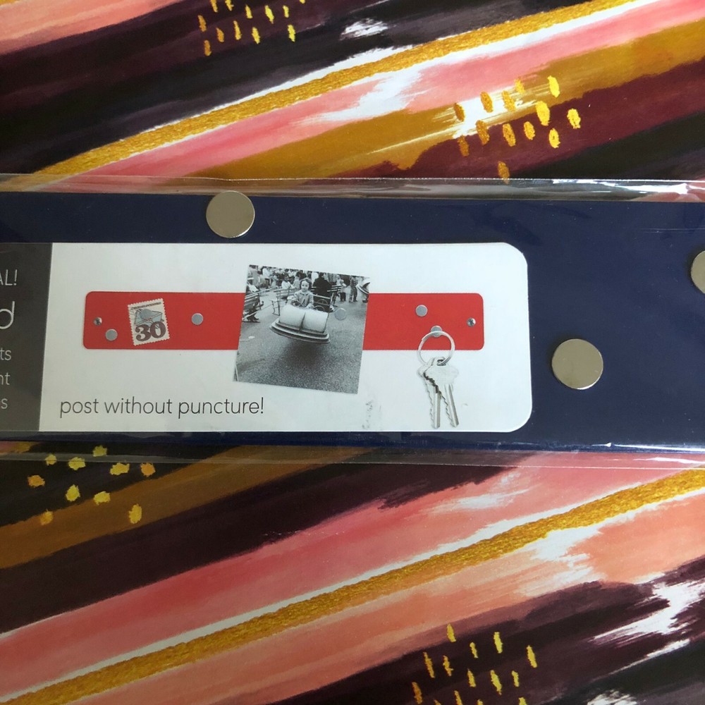 Magnetic Strip Bulletin Board Blue Office Post Without Puncture