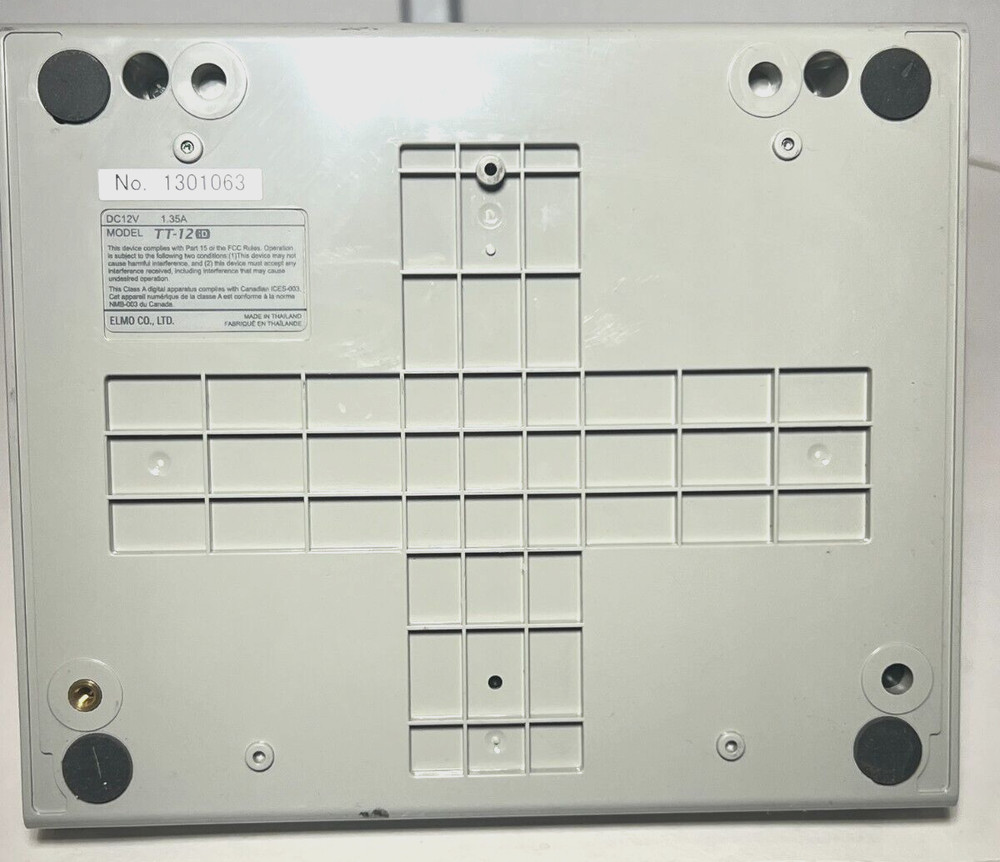 Elmo TT-12id Digital Interactive Document Visual Presenter Camera w/Accessories