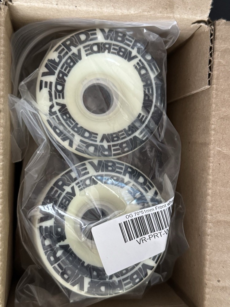 2x VibeRide Front Wheels 70 x 51mm 78A Polyurethane Replacments