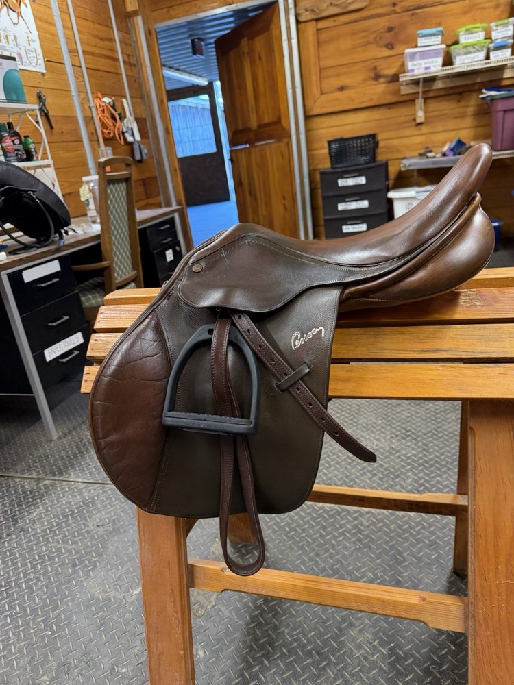 17” Pessoa Jumping Saddle Wide Tree