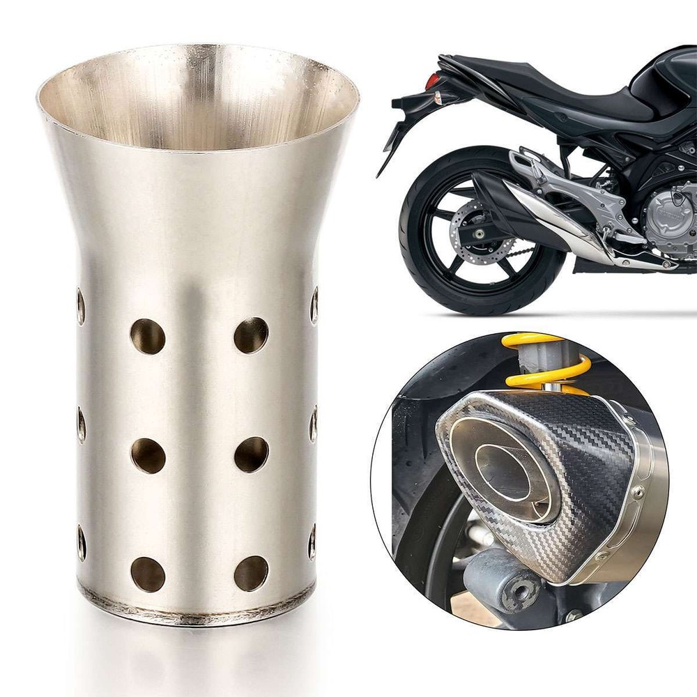 2Pcs Universal Motorcycle Exhaust Pipe Muffler Insert Baffle DB Killer Silencer