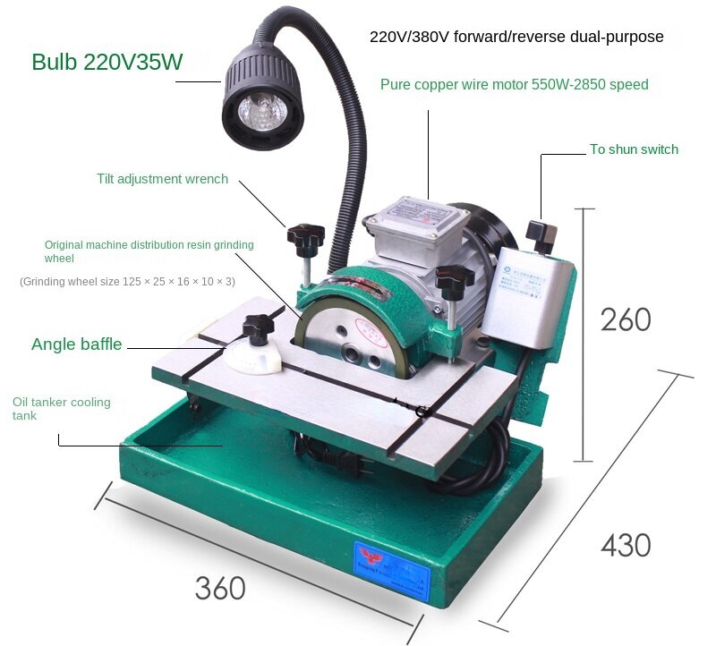Precision Turning Tool Grinding Machine Milling Cutter Grinding Machine