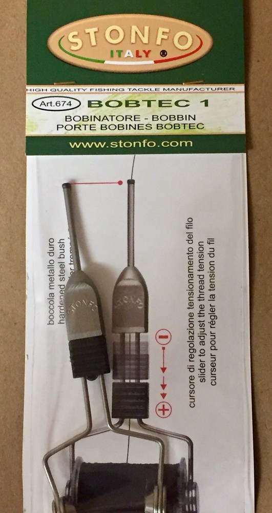 STONFO BOBTEC 1 BOBBIN. ADJUSTABLE THREAD TENSION. FLY TYING TOOL. New
