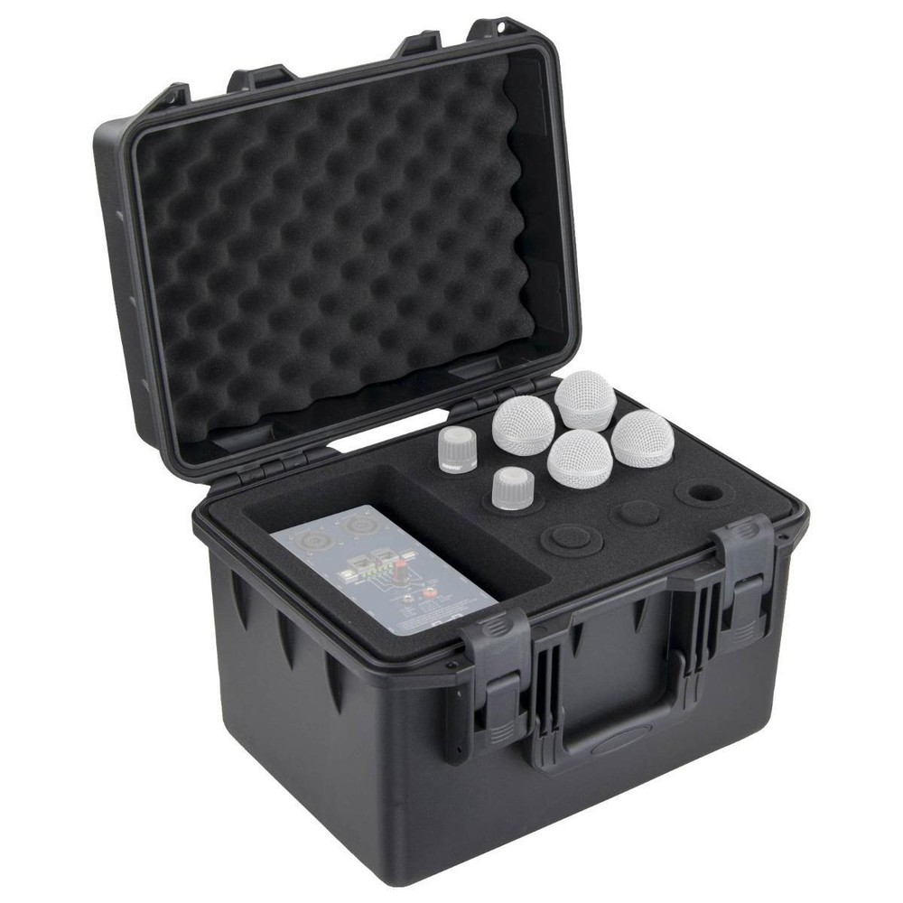 Odyssey VUMIC09 Handheld Microphone Case (Holds 9) With Storage idjnow