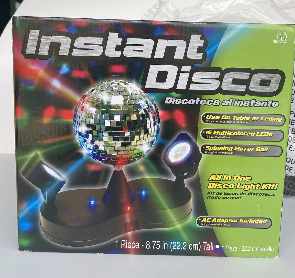 LED Mirror Ball Party Light Kit Multicolor Disco Light DJ Stage Lighting Set