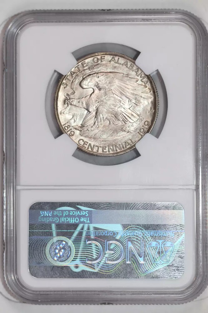 1921 ALABAMA SILVER COMMEMORATIVE HALF DOLLAR NGC MS66