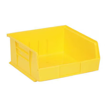 Quantum Storage Systems Qus235yl Hang & Stack Storage Bin, Polypropylene,