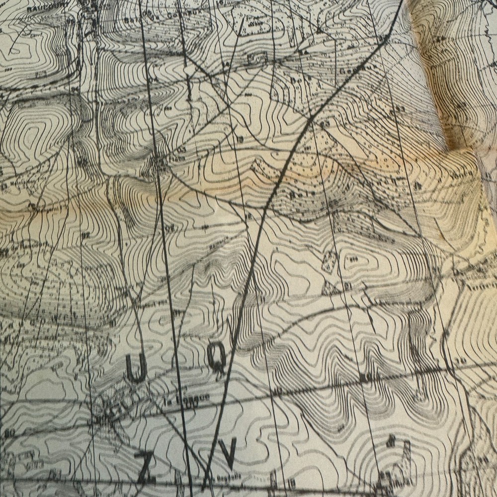 RARE! World War I Sedan Operation Western Front AEF Operations Map