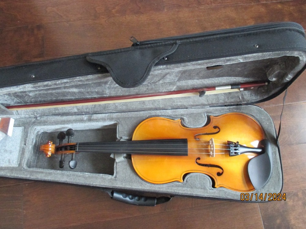 Violin with case and bow, 4/4, C. Eastar brand