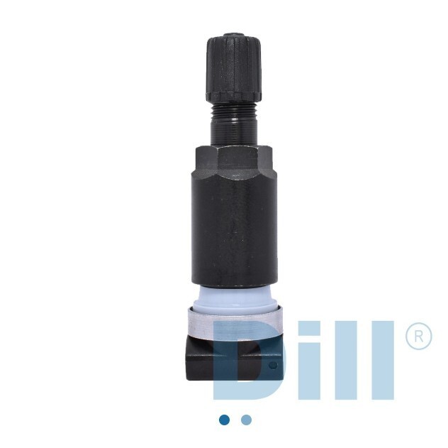 2 PACK DILL VS70B REDI SENSOR VALVE WITH BLACK ANODIZED NUT AND BLACK CAP