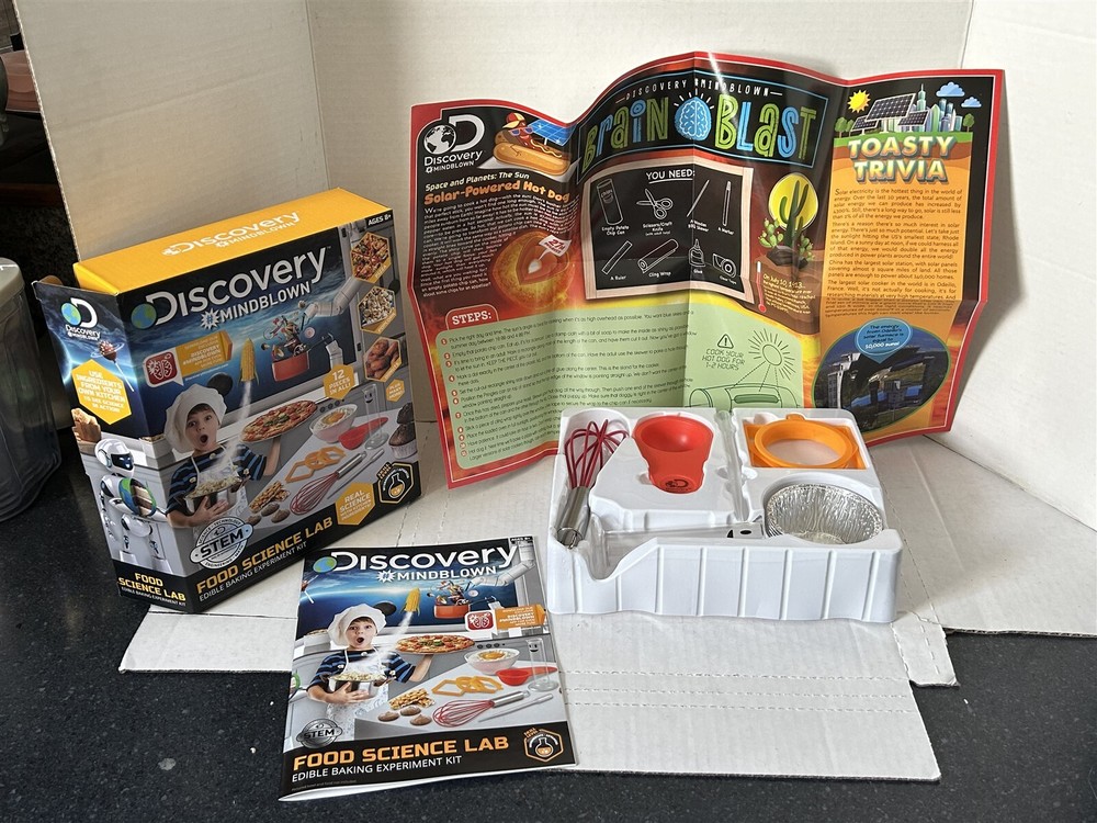 Discovery MINDBLOWN Food Science Lab - Opened Box New~