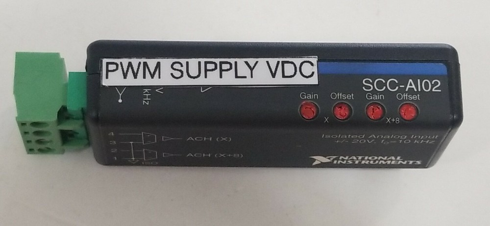 *PREOWNED* National Instruments SCC-A102 Isolated Analog Input Module + Warranty