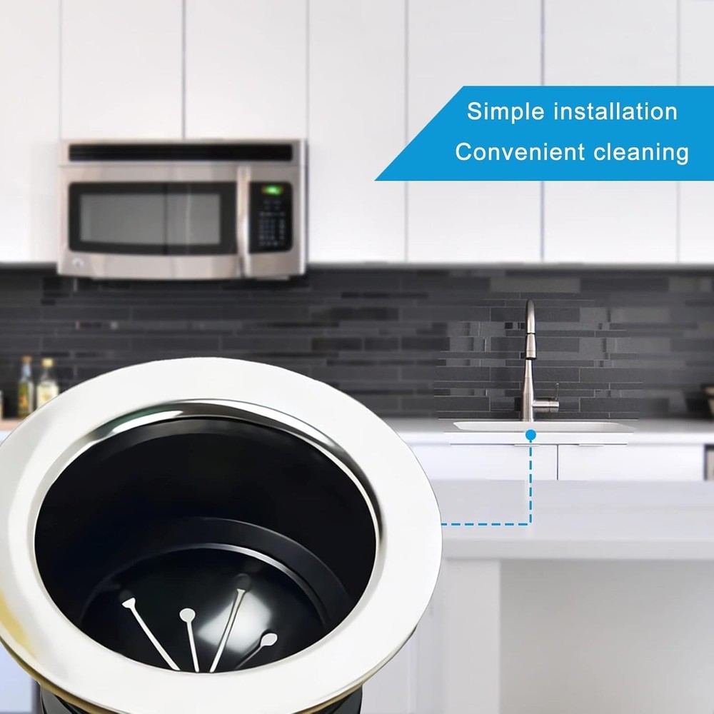 3 Pcs Garbage Disposal Splash Guards Sink Baffle Cover Disposal Replacement 3-1/