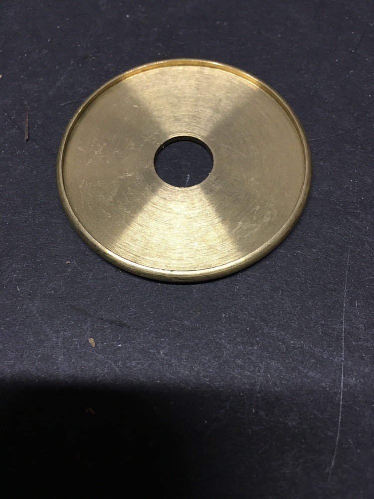 1-3/4 SOLID BRASS TURNED CHECK RINGS unfinished slips 1/8IPS (3/8" hole)