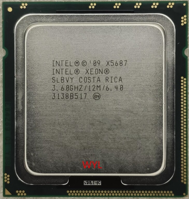 Intel Xeon X5687 3.6 GHz 12 MB Quad-Core Socket 1366 CPU Processo