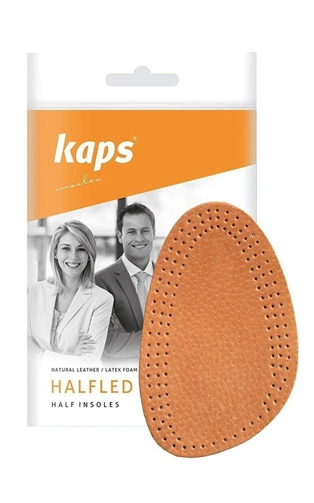Kaps Halfled Half Insoles - Comfortable Leather & Latex - Inserts