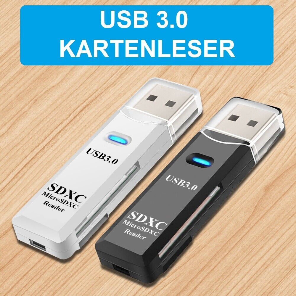 USB 3.0 SD Card Reader for PC Micro SD Card to USB Adapter for Camera Memory C