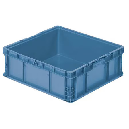 Orbis Nso2422-9 Royal Blue Solid & Stackable Straight Wall Storage Container,