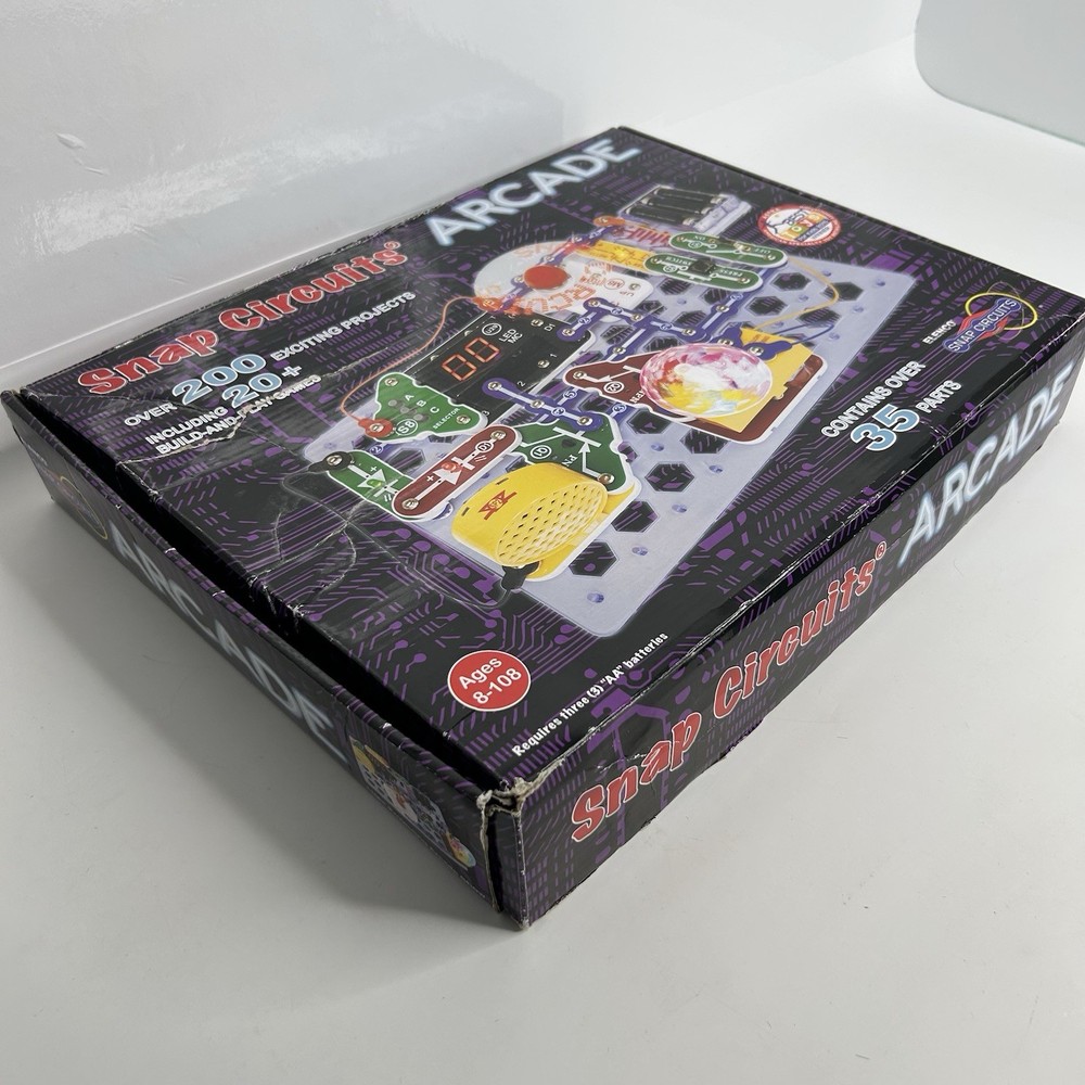 Elenco Snap Circuits Arcade SCA-200 Electronics Educational Toy Kit - Complete