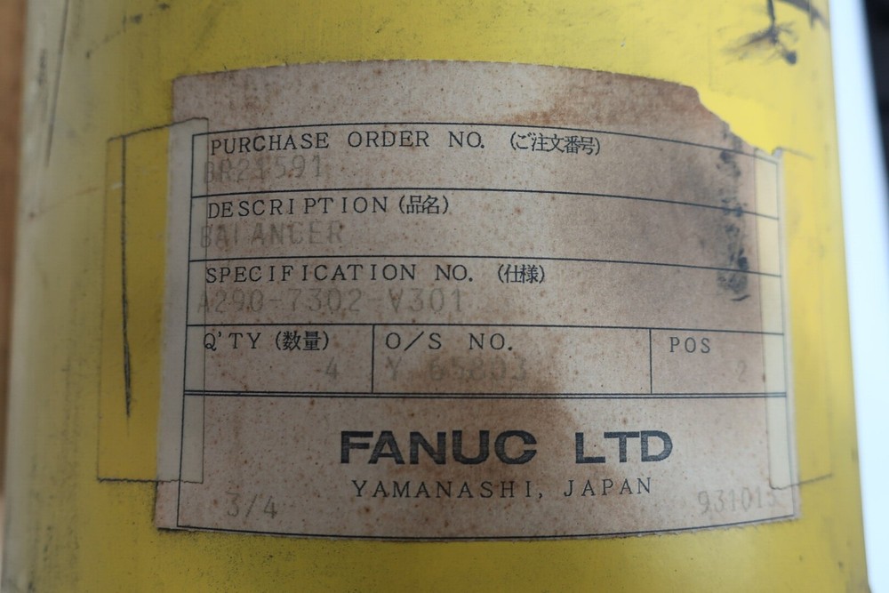 Fanuc A290-7302-V301 Balancer Assembly