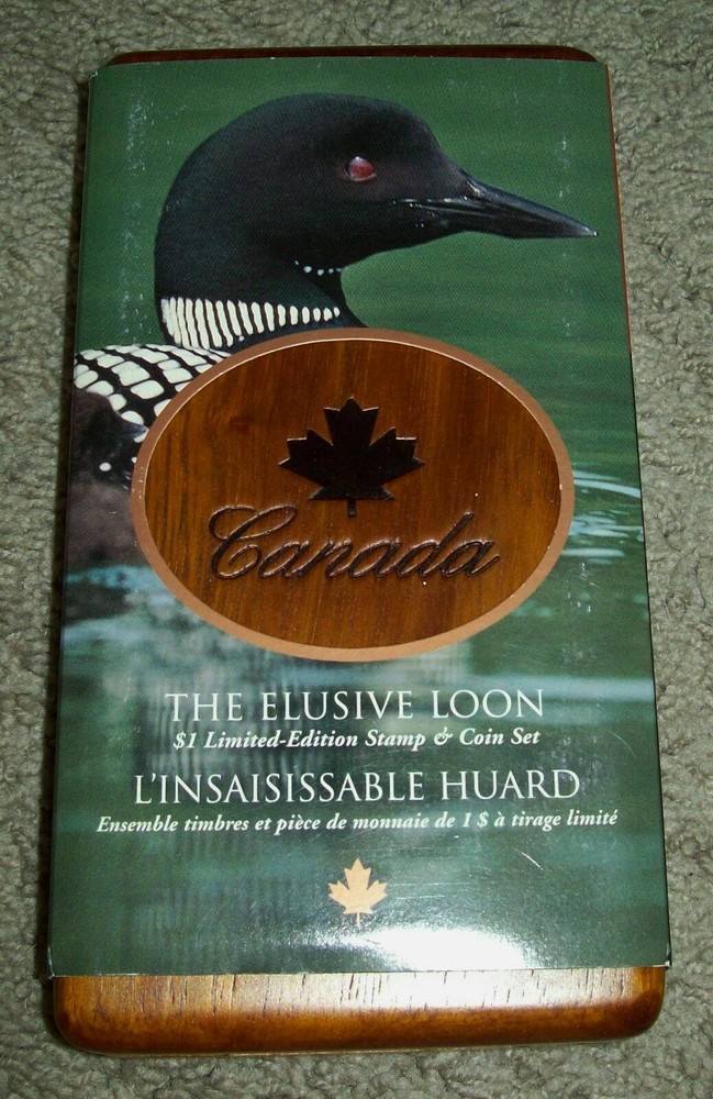2004 Canada Elusive Loon Coin & Stamp Set