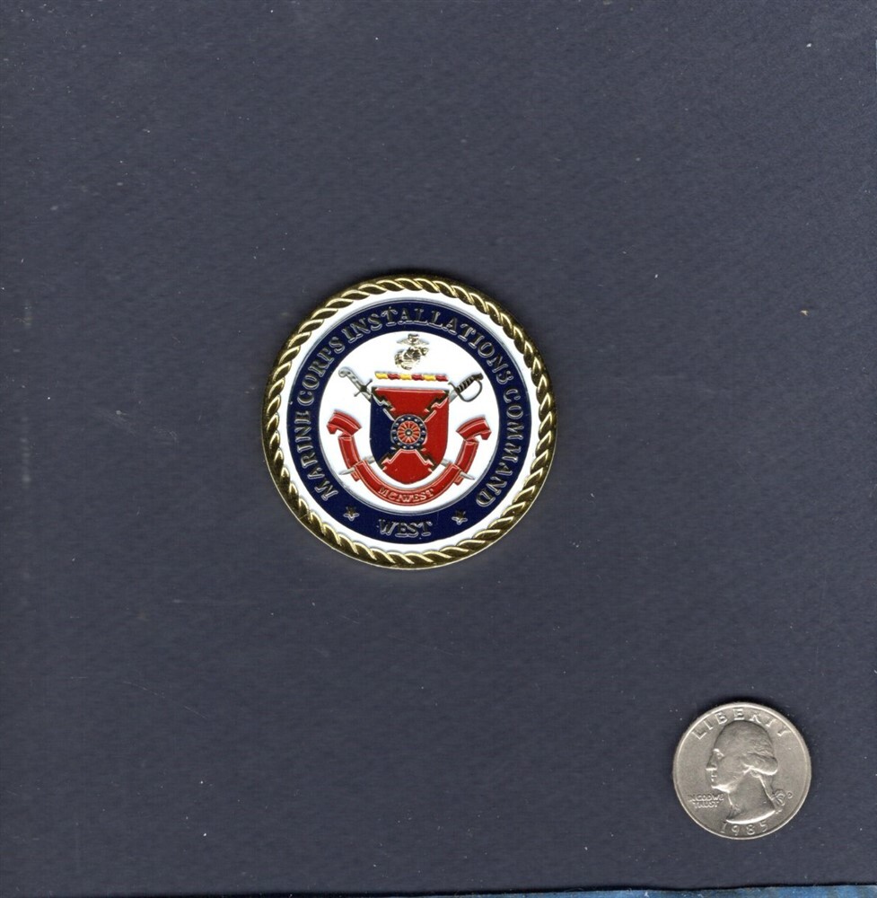 MCB Marine Corps Base CAMP PENDLETON Challenge Coin USMC Squadron Patch Image