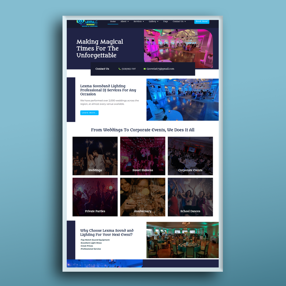 CUSTOM WEBSITE DESIGN WORDPRESS WEB DESIGN PACKAGE - PROFESSIONAL & MOBILE READY