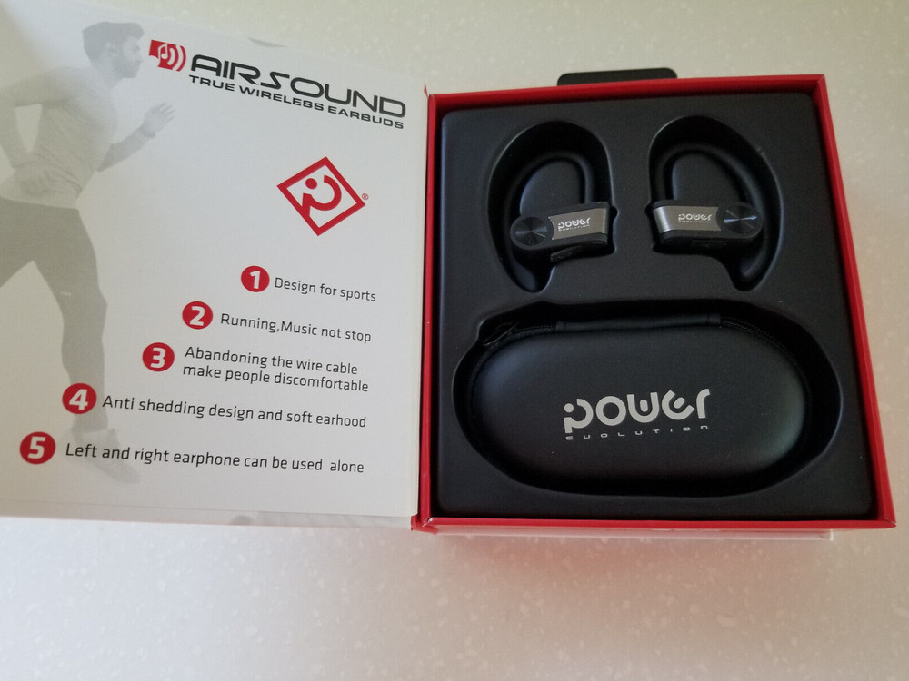 Airsound True Wireless Bluetooth Earbuds by Power Evolution