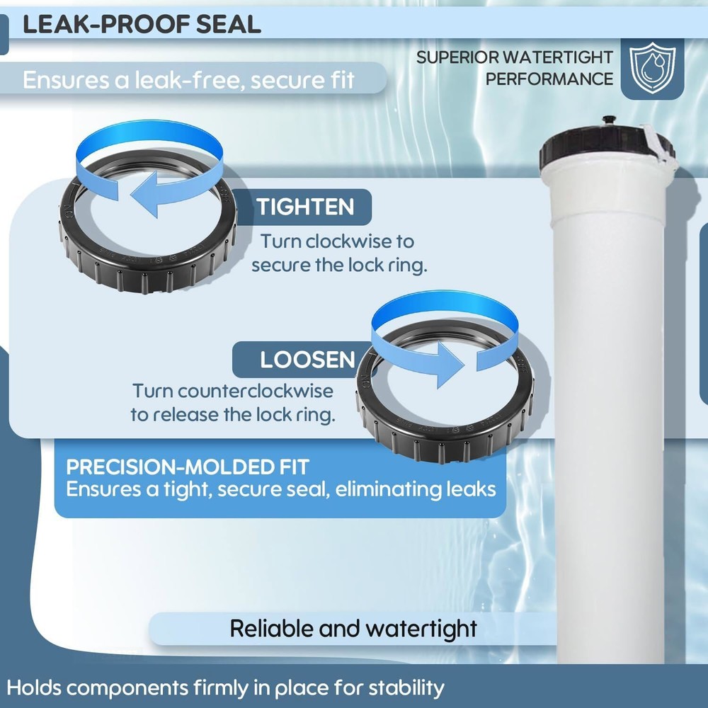 R172214 Lock Ring Replacement for Pentair Rainbow Pool System,for Dynamic Series