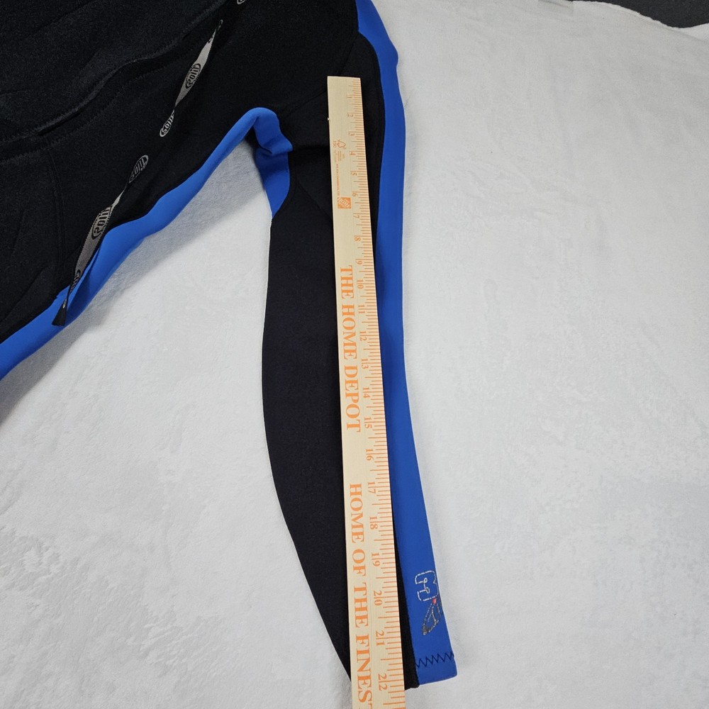 TILOS Full Body Wetsuit Medium Blue & Black Padded Knees