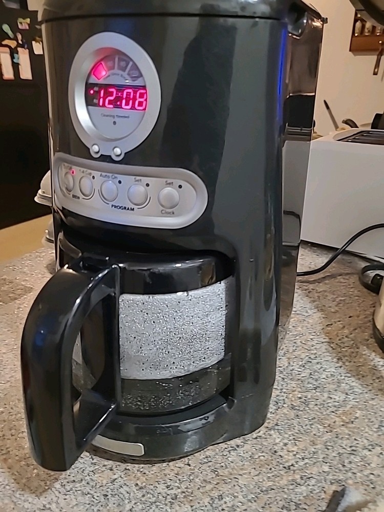 KitchenAid 10-Cup Programmable Coffee Maker KCM511ER-1 Black Working TESTED