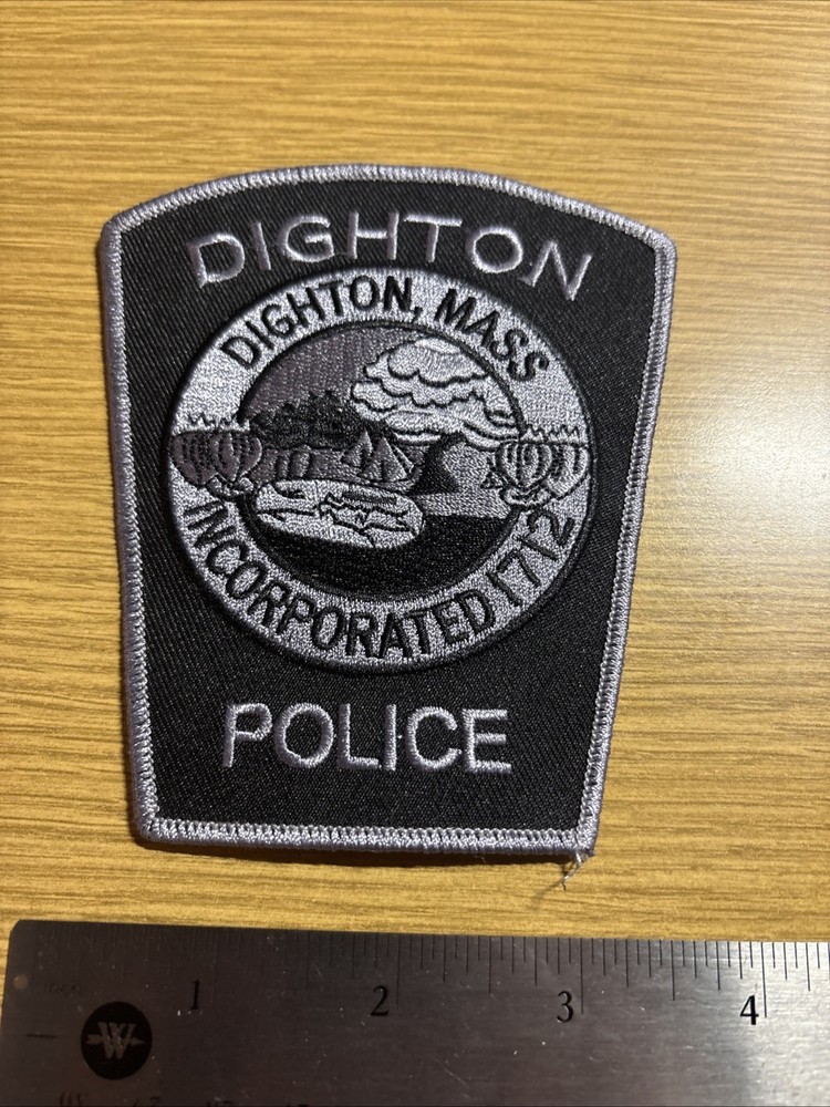 Dighton Massachusetts Police Patch Subdued