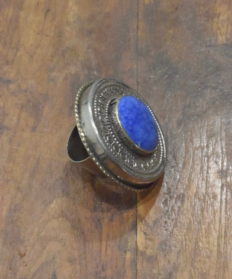 Middle Eastern Blue Lapis Ring