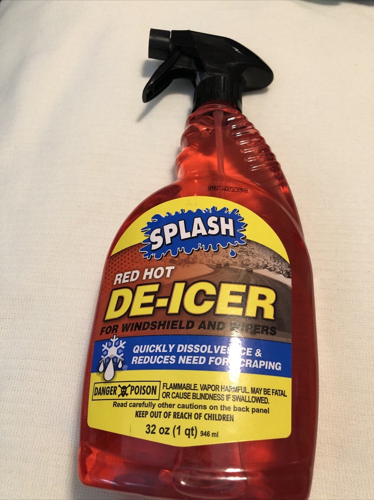 SPLASH Red Hot De-icer Windshield Trigger Spray 32 Ounces