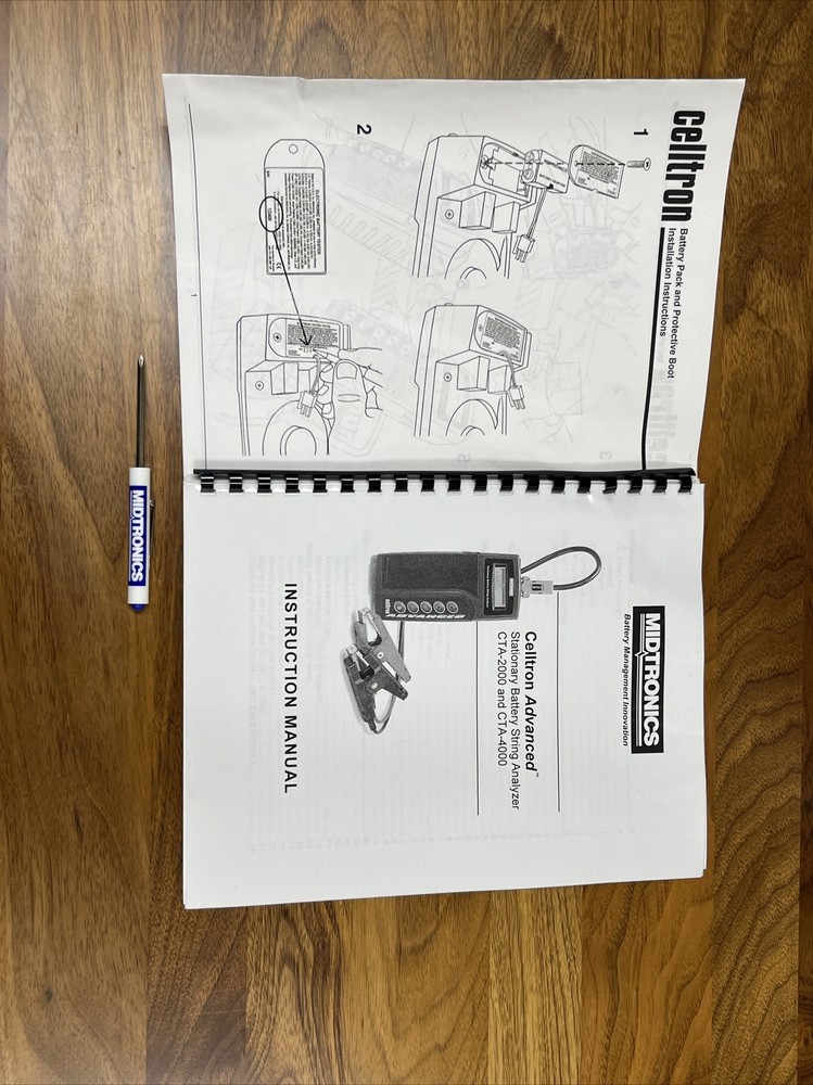 Midtronics CTA-4000 KIT Celltron Advanced Battery String Analyzer Sprinter, Dura