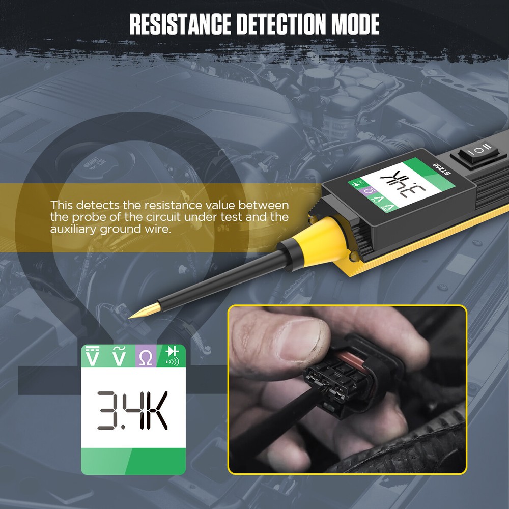 12V 24V Electrical Circuit Tester System Detection Probe Diagnostic Tool BT250