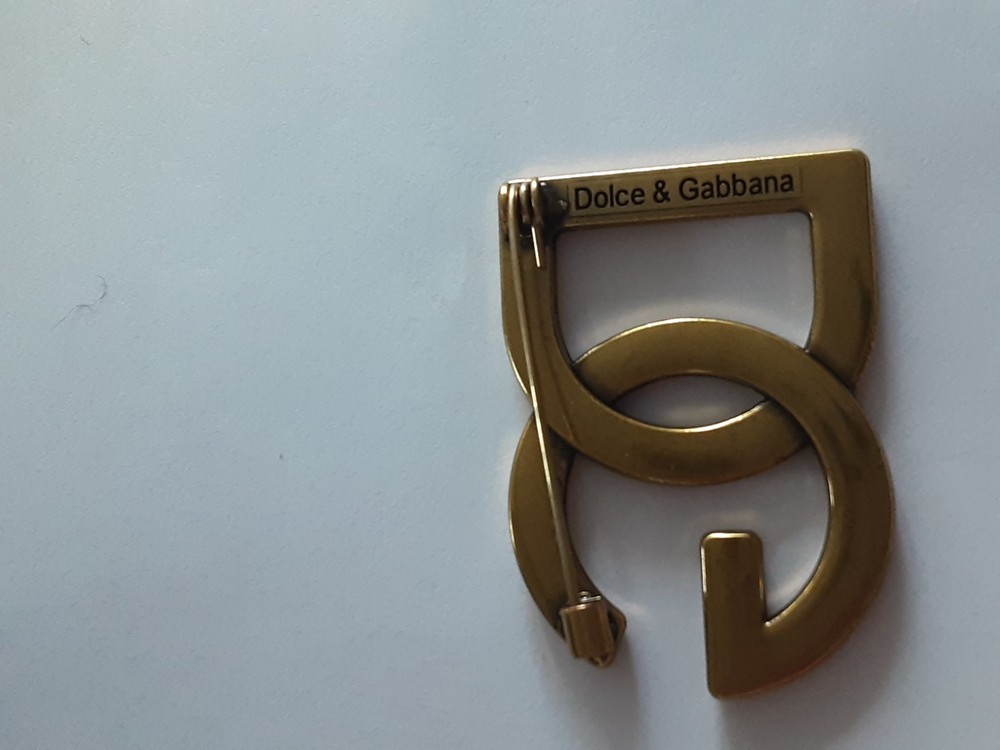 DOLCE & GABBANA Brooch pin bronze