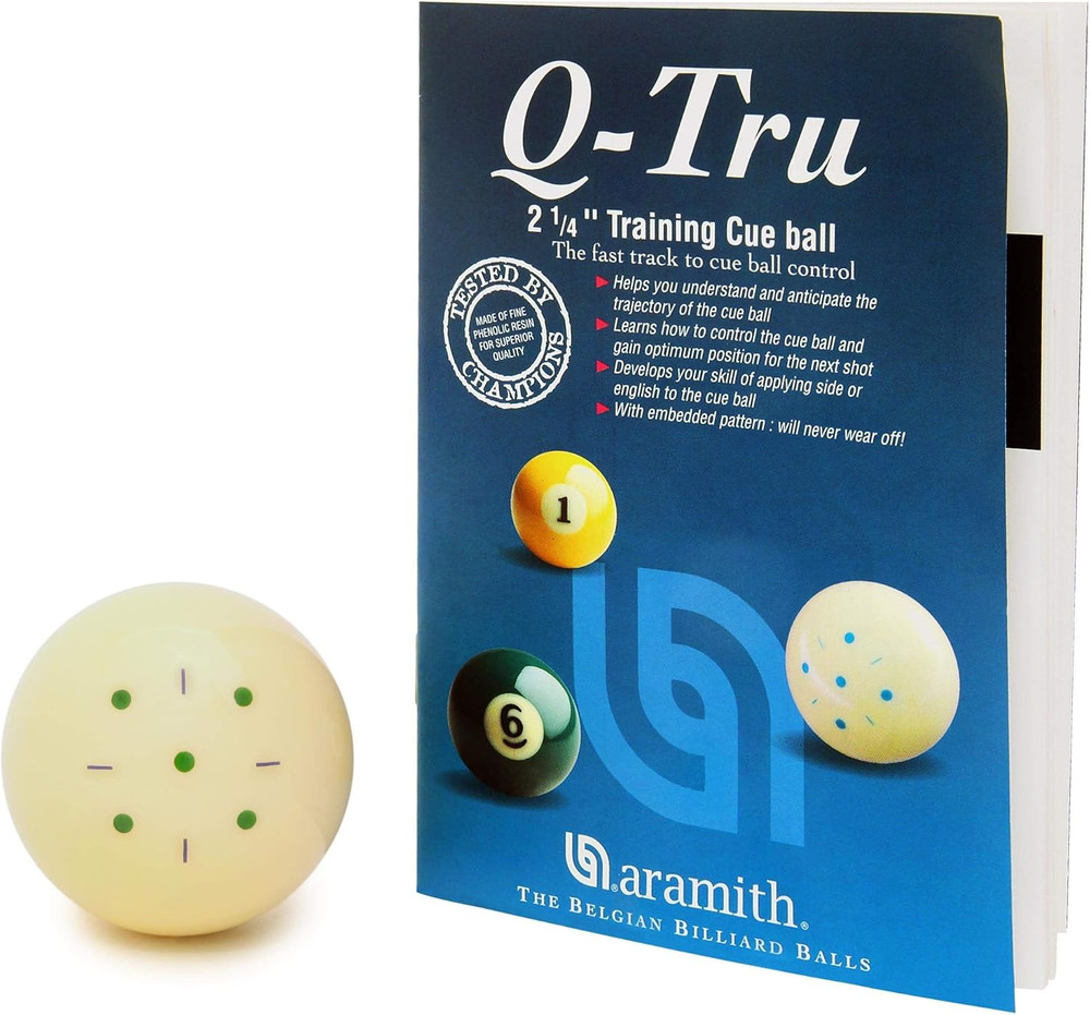 Q-Tru Training Cue Pool Billiard Ball