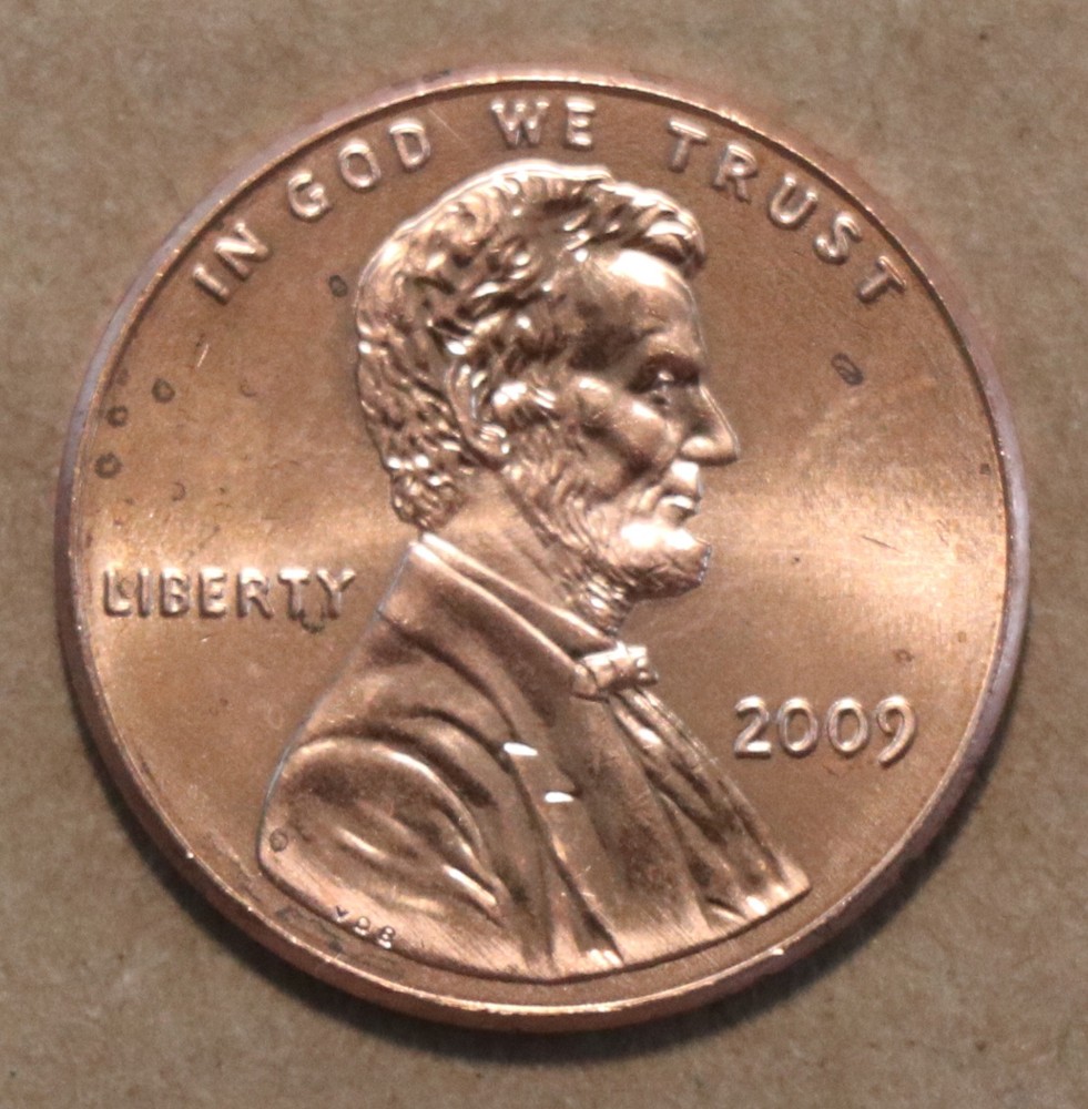2009 Lincoln Bicentennial cent Professional Life BU